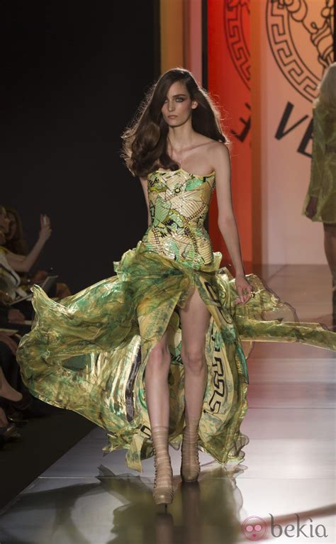 vestido verde versace|versace abiti donna.